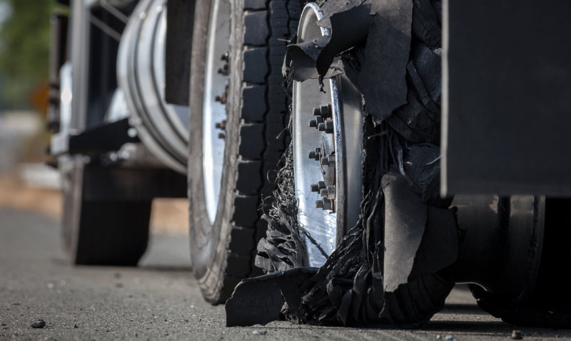 Prevent failed truck tyres - use TyreWatch connected tyre technology